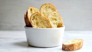 How To Make Crostini in less than 15 Minutes [upl. by Yssep]