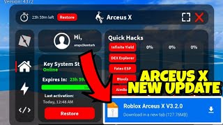 Arceus X New Update v320  Better than Delta ExecutorFluxus amp Codex Executor  Arceus X Download [upl. by Ahsilat164]