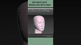 3ds Max face modeling with box 3dsmaxhinditutorials [upl. by Fadas]