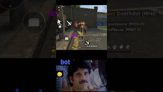 FREE FIRE BOT PLAYER 😞 freefire💥 funnyshorts funnyfreefire shorts viralshorts viralvideos [upl. by Epps]