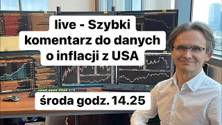 💥Szybki komentarz do danych o inflacji CPI z USA💥 [upl. by Whatley]