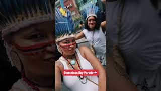 Taínos at the Dominican Day Parade 🪶 taino nativeamerican arawak [upl. by Haberman]