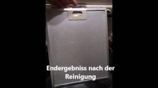 Filter reinigen von der Dunstabzugshaube Mesh hood Filter cleaning Как очистит кухонную вытяжку [upl. by Inittirb]