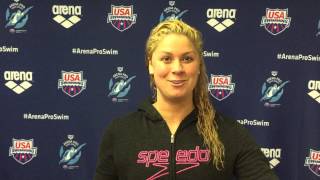 Elizabeth Beisel I Love Swimming Because [upl. by Ttik]