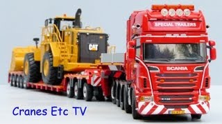 WSI Scania R6 Topline  Nooteboom 35 EuroPX Trailer by Cranes Etc TV [upl. by Nnylkoorb]