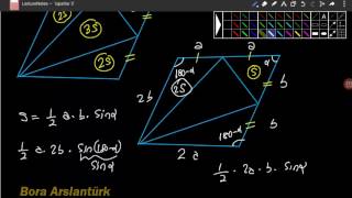📣İSPAT📣Paralelkenarda alan özellikleri [upl. by Uy]