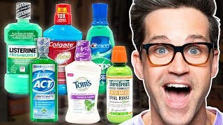 Whats The Best Mouth Wash Taste Test [upl. by Beera]