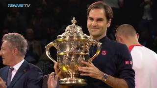 Federer Wins Career Title No99  Basel 2018 Final Highlights [upl. by Aroon]