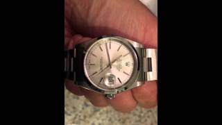 Rolex datejust 16200 silver dial  best rolex bang per buck [upl. by Erdnua]