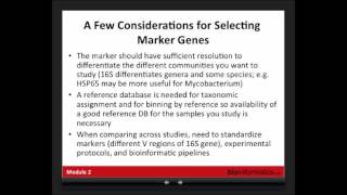 Analysis of Metagenomic Data Marker Gene Based Analysis [upl. by Oilime]