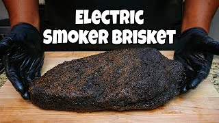 Texas Style Brisket In An Electric Smoker  Smokin Joes Pit BBQ [upl. by Adnaugal]