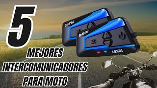 🔊​🏍️Los 5 Mejores INTERCOMUNICADORES PARA MOTO Calidad Precio de Amazon 2024 ✅ Bluetooth [upl. by Illene489]