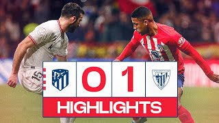 HIGHLIGHTS  Atlético de Madrid 01 Athletic Club  Copa del Rey [upl. by Season]