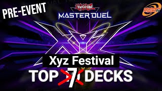 MASTER DUEL  XYZ Festival 7 Best Decks PREEVENT [upl. by Bromleigh]