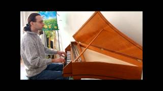 Bach Goldberg Variations  Aria John Moraitis spinet [upl. by Anyr]