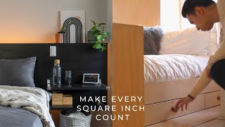 12 Genius Storage Tricks For Small Bedrooms [upl. by Tri]