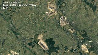 Tagebau Hambach Germany  Earth Timelapse [upl. by Lustick]