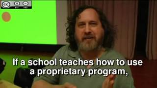 Richard Stallman speak spanish [upl. by Hekking]