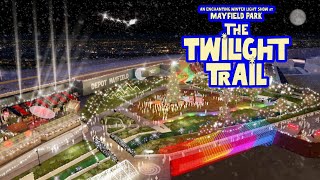 THE TWILIGHT TRAIL AT FREIGHT ISLAND  MAYFIELD PARK MANCHESTER  CHRISTMAS LIGHTS  VLOG [upl. by Conlin797]