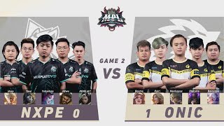 MPLPH S8 PO D2 NXPE VS ONIC Game 2 [upl. by Royall904]