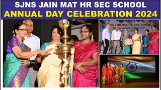 SJNS JAIN MAT HR SEC SCHOOL  ANNUAL DAY CELEBRATION 202425 [upl. by Ecyla]