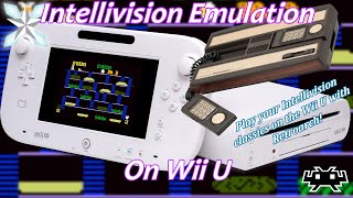 Wii U Retroarch Intellivision Emulation Setup Guide [upl. by Atteniuq]