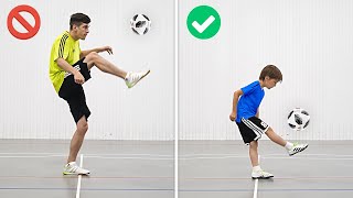 THIS IS WHY at 6 YEARS OLD he easily juggle the ball 100 TIMES ● Football Juggling Tutorial [upl. by Naomi]