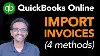 QuickBooks Online 2024 Importing Invoices [upl. by Susie]