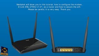 DLINK DSL2790U  Setup modem as a router secure the wifi change admin password and disable WPS [upl. by Ellesig379]