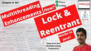 147 Reentrant Lock in Java  ReentrantLock  ReentrantLock in Java MultiThreadingJavaRedSysTech [upl. by Georgetta872]