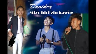 MIZO IDOL FINALIST DAVIDA ZINKAWNG [upl. by Asyar490]