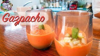 Cómo Hacer Gazpacho  Receta rapidísima [upl. by Aicercal]