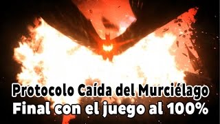 Batman Arkham Knight  Final con el juego al 100  Logro  Trofeo Caída del murciélago [upl. by Cavanagh]