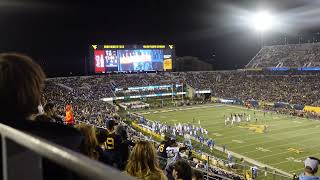 Lets Go Mountaineers Chant 2023  WVU vs BYU Football [upl. by Zehcnas]