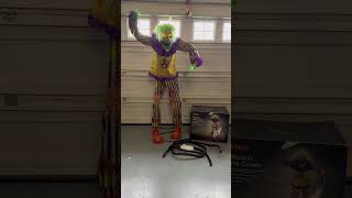 Spirit Halloween Nozzles the Clown Animatronic halloween spirithalloweenprops [upl. by Ehav]