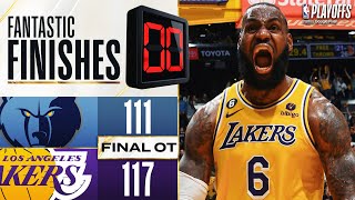 WILD OVERTIME ENDING Grizzlies vs Lakers  Game 4  April 24 2023 [upl. by Wain23]