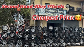 Second Hand Alloy Wheels 🛞 Mayapuri Market  Cheapest Alloy Wheel 🛞 Shop Part 2 [upl. by Hylan]