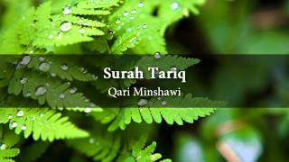 Qari Minshawi  Surah Tariq [upl. by Cirdor]