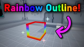 How to make GRADIENT OUTLINES in Obby Creator Easy Tutorial [upl. by Center]