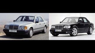 ALL MERCEDES W124 0100 KMH ACCELERATION  200D to 500E [upl. by Ainecey]