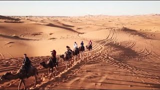 In the dunes of Merzouga  Moroccan sahara 2019 [upl. by Haelhsa]