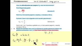 2024II Printabonnement vraag 19 en 20 havo wiskunde A [upl. by Robbie331]