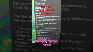 92624 TORNADO WARNING FOR FLORIDA COUNTIES GULF LIBERTY FRANKLIN [upl. by Livvyy455]