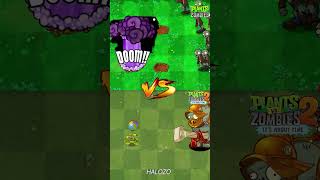 Pvz vs pvz 2  Doom Shroom Vs Boom Flower Vs Giga Gargantuar Zombie shorts [upl. by Saisoj]