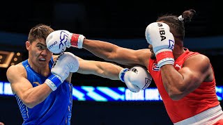 Arlen López CUB vs Tuohetaerbieke Tanglatihan CHN IBA World Championships 2023 QFs 80kg [upl. by Anawd]