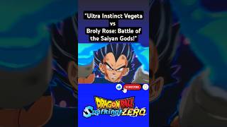 Vegeta vs Broly ultimate showdown sparkingzero sparkingzerogameplay vegeta gaming broly anime [upl. by Llenod]