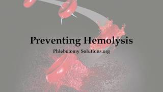 Preventing Hemolysis [upl. by Olbap282]