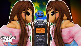 ROBLOX ASMR  SUPER TINGLY Mouth Sounds with DELAY using TASCAM Mic No Talking [upl. by Warrick421]