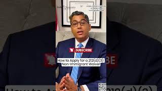 How to Apply for a 212d3 NonImmigrant Waiver  USNYC Immigration Lawyer Explains 212d3Waiver [upl. by Ahsieyt]