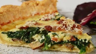 Quiche Recipe Demonstration  Joyofbakingcom [upl. by Howlyn]